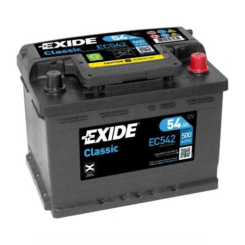 BATERIA EXIDE CLASSIC 54AH 500EN LB2 +D