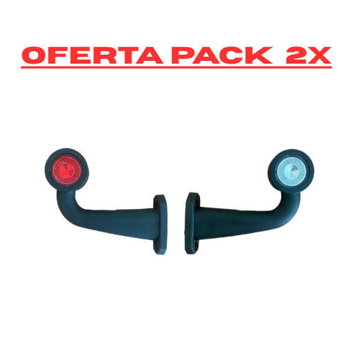 PACK 2X Piloto galibo cuerno LED 24v